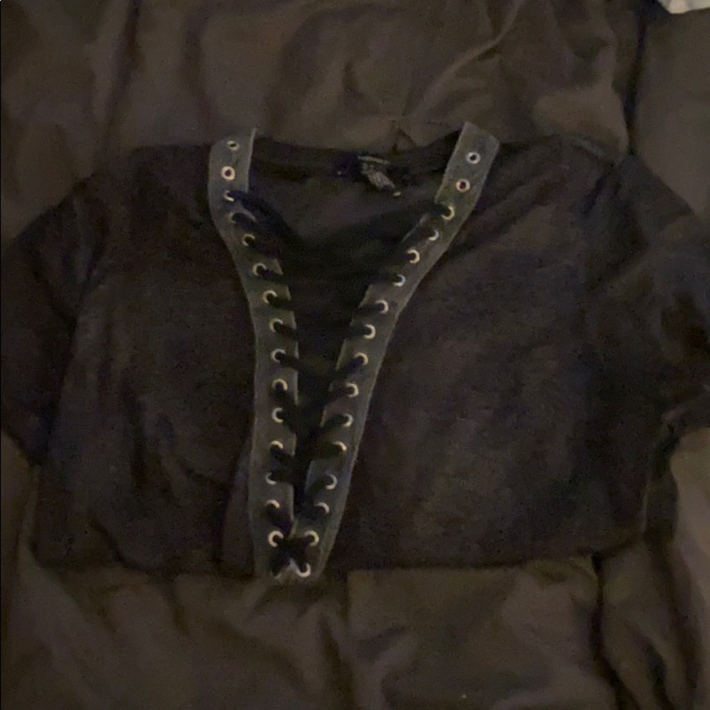 Black Lace T-shirt - Picture 1 of 3